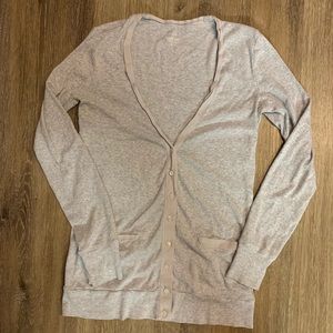 V-Neck Button-Up Cardigan